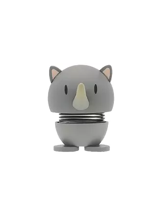 HOPTIMIST | Dekofigur Soft Rhino 7,6cm Grey | 